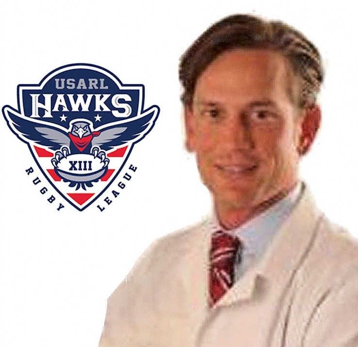 Alex-Moore- Jacksonville-Axemen Dr. Alex Moore is the Jacksonville Axemen and USA Hawks team physician and will be attending each game.