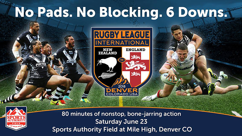 England vs New Zealand in Denver June 23