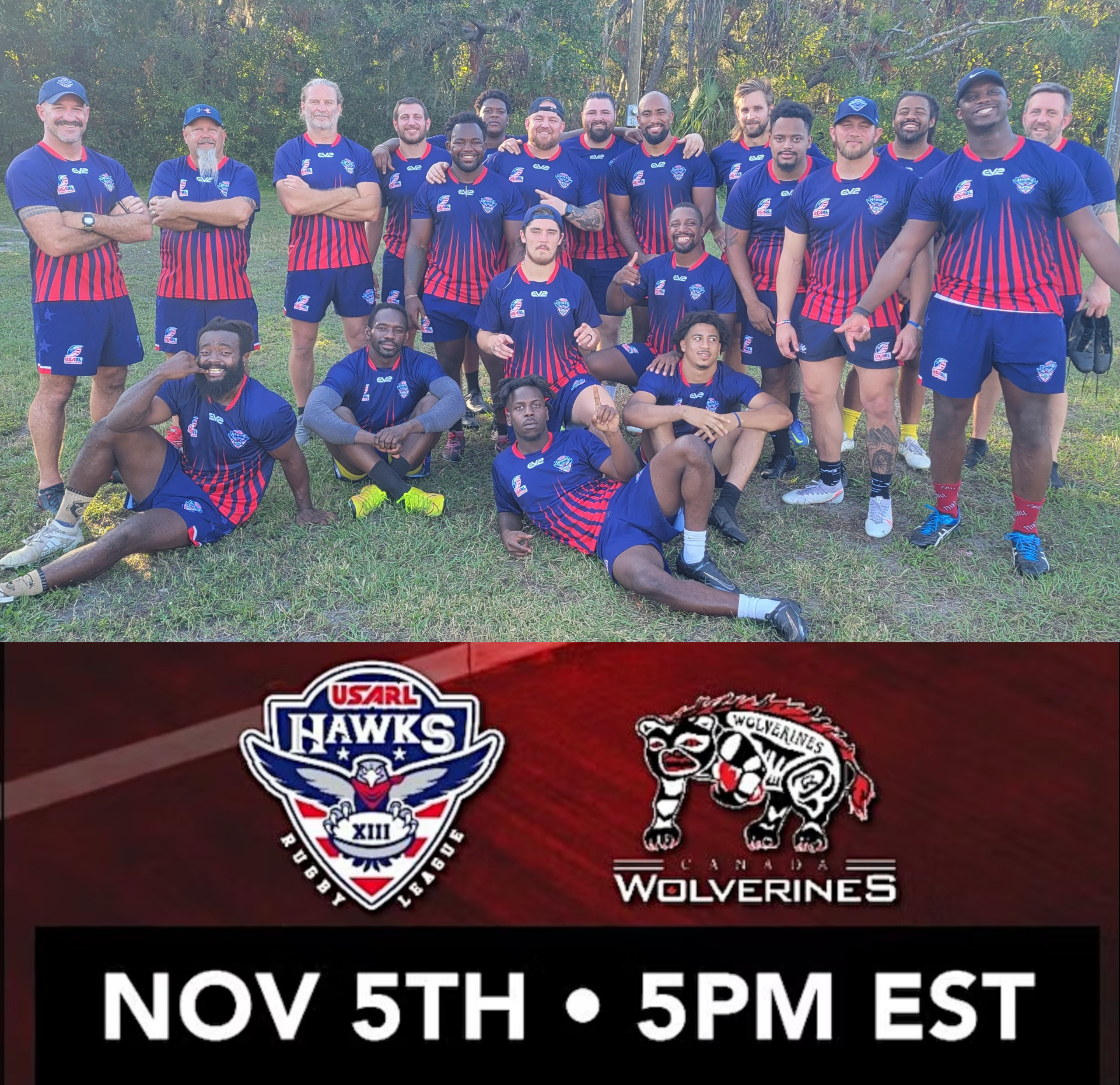 USA Hawks vs Canada Wolverines streamed live on YouTube
