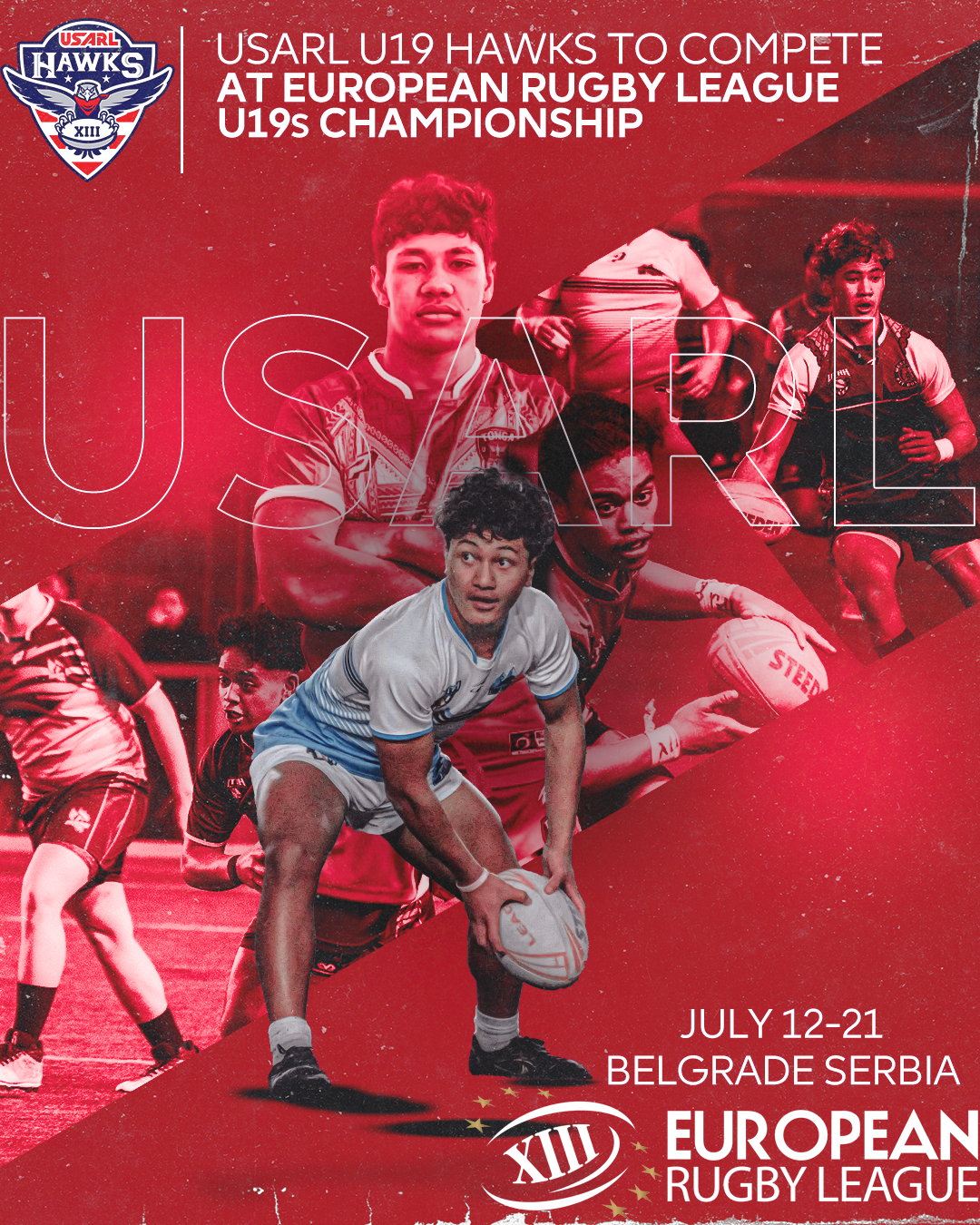 USARL Hawks Youth Team Set for Historic Debut at U19 European Championships in Belgrade