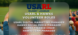 Now Accepting Applications: Volunteer Roles with USARL and USA Hawks