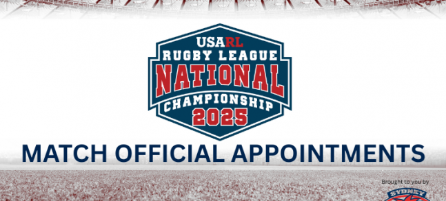 National Championship Match Officials Appointed